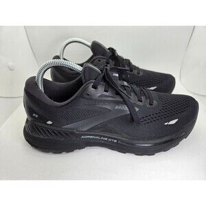 Brooks Adrenaline GTS 23 Shoes Womens 8.5 B Black Road Running Athletic Sneakers